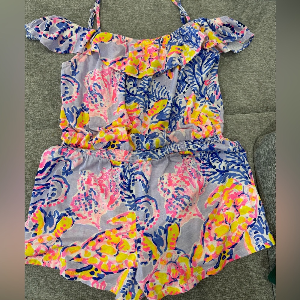 Lilly Pulitzer girls 12-14 romper